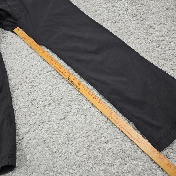 Prana Brion Pants Men 32 (Fits 32x28.5) Gray Slim Straight Outdoors Hiking - Picture 11 of 13